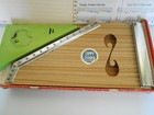 Vtg Toy Instrument Zither W Song Charts Music Extra String Missing Tuner Pick