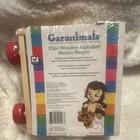 Garanimals 20pc Wooden Alphabet Blocks Wagon For 18 Months   Up