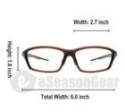 Eseasongear Pg60 Sport Glasses  Pickleball Protective Eyewear  Tr90  Lens Free