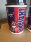 2 Cleveland Indians 1995 Chief Wahoo Travel Mug Souvenir Cups Vintage