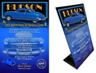 Car Show Sign Display Information Board One Piece With Plexiglass Stand