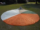 2000 Milit C9  28ft  Parachute W grn Lines red Steering Lines lines Cut At Links