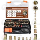 860pc Rivet Nuts Kit Carbon Steel Rivet Nut Insert Nutsert M3 m12 Assortment Kit
