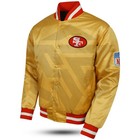 Unisex Sf San Francisco 49ers Vintage 80s Satin Nfl Bomber Style Varsity Jacket