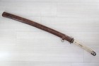 Wwii Japanese Army Late-war Gunto Koshirae Leather Covered Scabbard 100cm L52