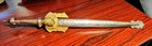 Toledo Spain Antique Damascene Engraved Dagger Sword W sheath
