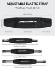Waterfly Running Belt  Breathable 4-pocket Waist Pack For Sports  Fits All Phone