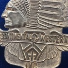 Transcontinental Western Air Pilots Hat Badge Twa Screwback Stewardess