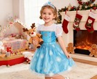 Little Girl Princess Dress Up Clothes Costume Set  Birthday Party For Aged 3-6