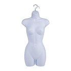 White Female Mannequin Torso With Hook - Display For Women s Sizes 5-10  Dress F