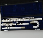 Silver Alto Flute G Tone With Straight Curved Headjoin 16 Closed Hole Mtfl-501