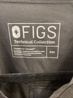 Figs Black Catarina Scrub Top   Xxs   Technical Collection In Mint Condition