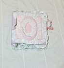 Vintage Handmade Lace Photo Album Pink Gingham Scrapbook Baby Keepsake Book