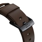 Nomad - Modern Leather Watch Strap For Apple Watch 44mm 45mm 49mm - Brown Wit   