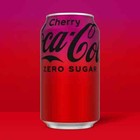 Coke Coca Cola Cherry Zero Sugar Soda Pop Soft Drink   1  12 Pack 12 Oz Cans