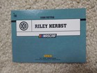 Riley Herbst Signed Autographed 2021 Donruss Nascar Retro Racing Orange Card 196