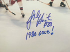 John Harrington Autographed 8 X 10 1980 Olympic Photo  J s a  Authenticated