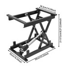 Electric Scissor Lift Table Hydraulic 180lbs Capacity Adjustable Height Foldable