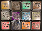 Ranger Tim Holtz Distress Oxide Ink Pads   Reinkers- All 12 Colors Set In Stock