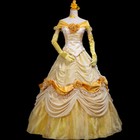 Beauty And The Beast Belle Cosplay Costume Princess Dress Party Ball Gown