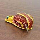 Vintage Toy Hero Snail Wind-up Tin Litho Toy Mechanical Rare Japan