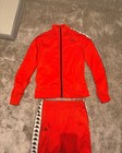 Kappa Red Matching Tracksuits Retro 90s Style Size Small Top Medium Bottoms