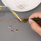 Gold-plated Alloy Solder  0 5 Gram 1x1 Mm Chips For Jewelry Repair  200 Pieces