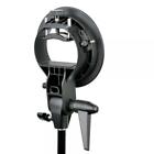 Us S-type Bowens Flash Speedlite Bracket Holder For Flash Snoot Softbox Vs Godox