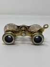 Antique 1890-1910s Paris French Opera Glasses Durand Mother Of Pearl Brass Rare