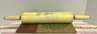 Vintage Mid Century Yellow And Red Plastic Rolling Pin Retro Kitchen