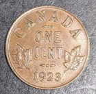 1923 Canada Bronze 1 Cent George V