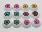 20pcs  10pairs  Acrylic Round Doll Eyes Eyeballs 20mm Troll Eye Color Choice