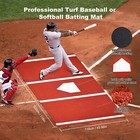 10x4ft Synthetic Grass Baseball Softball Batting Practice Hitting Mat Outdoor--