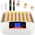 55 Egg Incubator With Humidity Display  Egg Candler  Automatic Egg Turner  For 