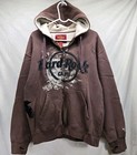 Vintage Hard Rock Cafe New York Brown Hoodie Full-zip Y2k Jacket Men   s Medium 