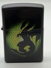 Vintage 2011 Barrett Smythe Triptych Dragon Black Matte Zippo Lighter New B6