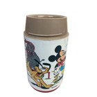 Vintage Mickey Mouse Disney City Zoo Thermos   Lunch Box Complete  Aladdin