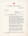 1954 Conoco Continental Oil Company Houston Tx Letterhead Boerne Dealer Contract