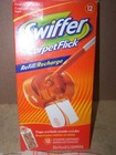 Lot 20x Swiffer Carpet Flick Refill Recharge Cleaning Cartridges Orange 2-sided