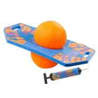 Pogo Trick Ball For Kids - Balance Bounce Board With Anti-slip Deck   Pump - Ind