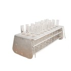 Czech Military Lab Test Tubes Rack  Shots Party Set
