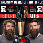 Beard Straightener Grooming Kit For Men  Beard Growth Kit  Wash  Brush   Comb