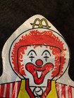 Vintage 1960s Ronald Mcdonald Plastic Hand Puppet 1st Ronald Puppet Rare Euc