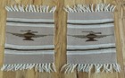 Pair Chimayo Rugs  New Mexico  Southwest  Browns