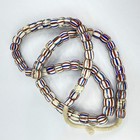 American Flag Venetian Trade Beads 37 Inch