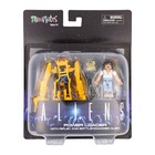 Aliens Deluxe Power Loader With Ripley   Battle-damaged Alien Warrior Minimates