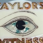 Super Rare Taylor s Celebrated  eye  Witness Knife Company Advertising Sign
