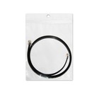 One Black Rj12 6p6c Heavy Duty Straight Data Cable  Custom Size From 2  - 10ft