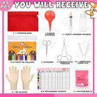 45 Pcs Puppy Dog Kitten Whelping Supplies Starter Kit For Birth Include Pet Play