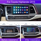 For Toyota Highlander 2015-2018 Carplay Car Radio Stereo Gps Video Multimedia Fm